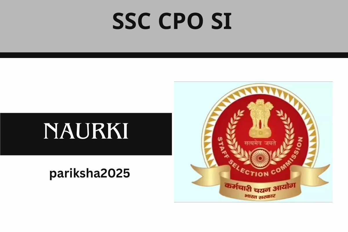 SSC CPO SI Exam Date 2025